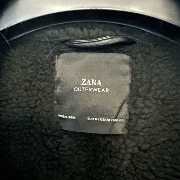 FAUX Shearling moto jacket - Picture 4 of 7